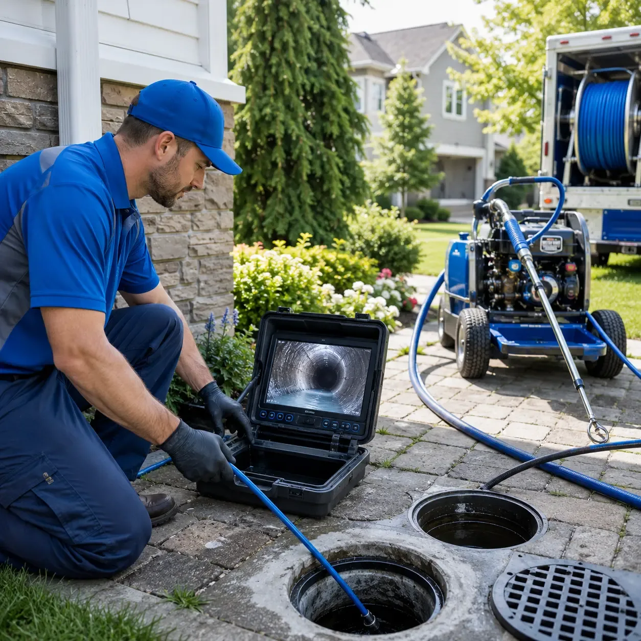 Outdoor drain cleaning professionals serving Cleveland, ND